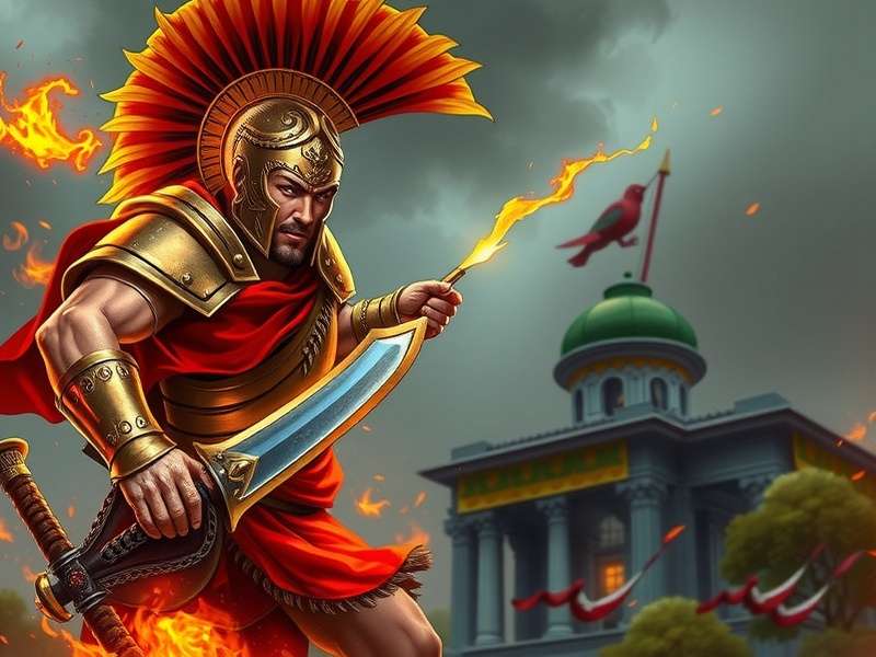 Fiery Cumin Gladiator Game Banner